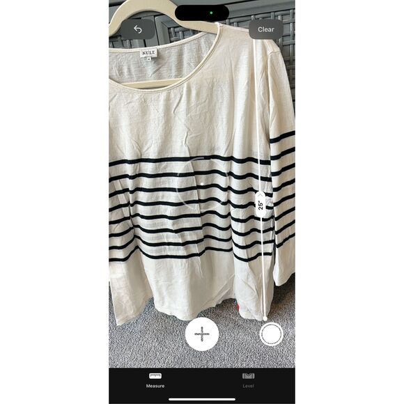 Kule The Malibu Three Quarter Sleeve Tee XL, $118 G24 - Picture 5 of 7